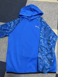 美品⭐︎プーマ　パーカー　150 ブルー①