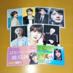 【10%OFF】BTS JIN ミニカード9枚セット