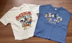 未使用　しまむら　リトシー　ミッキー　半袖Tシャツ　120