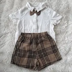 SHEIN キッズ セレモニースーツ チェック柄