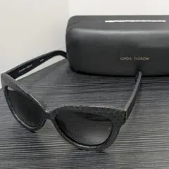 LINDA FARROW 良品 型押しマットフレーム サングラス 度無しのサムネイル