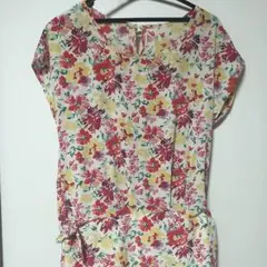 【値下げ】le.coeur blanc 花柄ワンピース