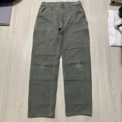 希少色Carhartt ダブルニーパンツ 34 X 30 オリーブグリーンUSA - メルカリ