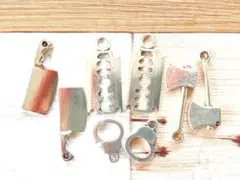 なんだか物々しいチャーム ペンダントトップ アソートセット ①
