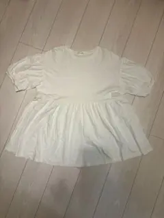 colza パフスリーブ カットソー チュニック