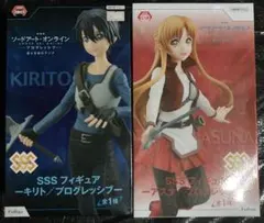新品　未開封　ソードアート オンライン SSSフィギュア アスナ　キリト