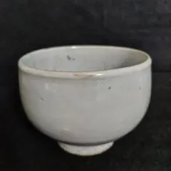 李朝白磁茶碗 李朝分院 李朝 白磁 色絵 華の図 アンティーク李朝 煎茶碗 5客 朝鮮美術