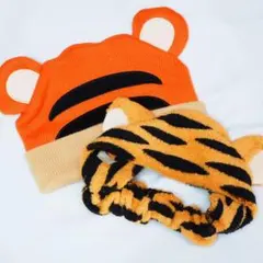 ティガー ヘアバンド ニットキャップ ニット帽 ファンキャップ