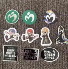 ゼンジン未到とウェルトラウム ステッカー10種 Mrs.GREEN APPLE