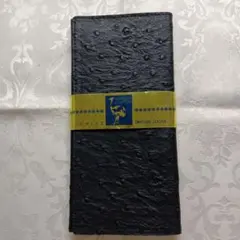 オーストリッチ　 黒　札入れ（小銭入れ無し）