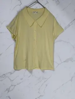 agnès b. イエロー 半袖シャツ サイズ2