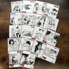 ジャンプフェスタ 　アニメイト特典 原画 ミニ色紙 　１８枚セット