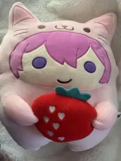 すとぷり　あにまるぬいぐるみくっしょん(さとみ)