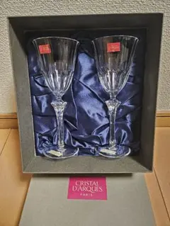 CRISTAL D'ARQUES ワイングラス 2個セット