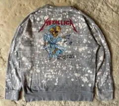 METALLICA sweat タイダイ柄　ダメージ加工