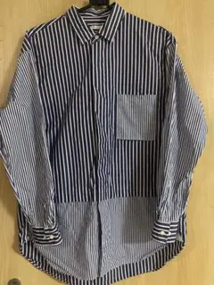 Uniqlo +J ストライプシャツ Sサイズ 切り替えデザイン