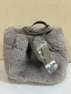 新品未使用　レイビームス　RayBEAMS フェイクファーバッグ リバーシブル‼️