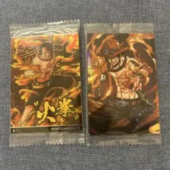 f*u様 【ONE PIECE】ウエハースカード/ポートガス・D・エース2点セッ