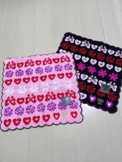 【新品】ANNA SUI タオルハンカチ 2枚セット