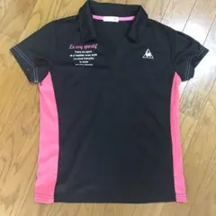 ルコック　スポルティフ　レディース半袖Tシャツ　ポロシャツ風