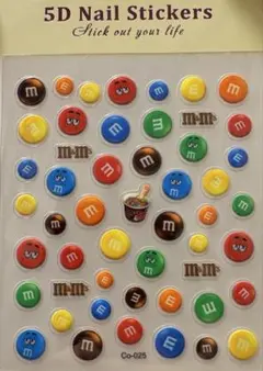 ネイルシール Mチョコ エムアンドエムズ