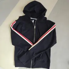 DIESEL ネイビー ストライプ パーカー