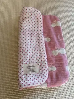 ガーゼハンカチ 刺繍入り