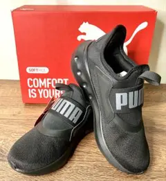 PUMA SOFTRIDE SLIPTECH スニーカー ブラック 23cmのサムネイル