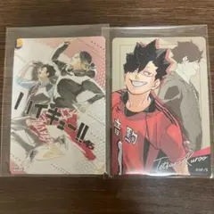 黒尾鉄朗　狐爪研磨✴︎ハイキュー展 マグネットステッカー　2枚まとめ売り