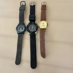 腕時計 3本セット ALBA CASTER 他　電池切れ
