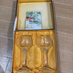 BOHEMIA GLASS ワイングラス 2個セット