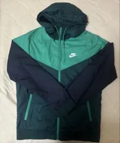 Nike フード付きジャケット M グリーン/ネイビー