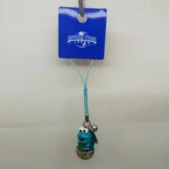 【未使用保管品】USJ セサミストリート クッキーモンスター ストラップ