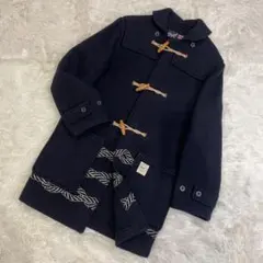 美品 GLOVERALL ×Ｒ.NEWBOLD ダッフルコート ロープ柄刺繍 M