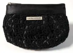 LAURA ASHLEY ブラックレースポーチのサムネイル