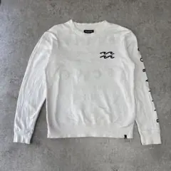 BILLABONG ビラボン　トレーナー　ホワイト　S 秋服