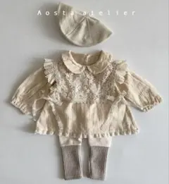 Aosta レースベスト　韓国子供服