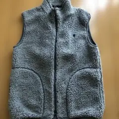 ジムフレックス　ツーファスナー　グレーボアベスト