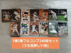 2025プロ野球チップス 1弾全126種コンプ＋ 2弾全114種コンプセット