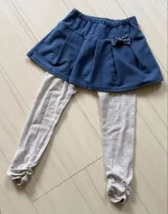 ミキハウス ホットビスケット 110 スカッツ レギンス付き スカートのサムネイル