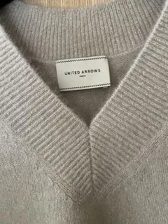 United Arrows fox fur ラメ入りベージュ