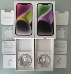 iPhone14 空箱、付属品 2個セット