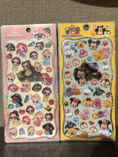 ［国内正規品］ディズニープリンセス ツムツム プチドロップステッカー 2点セット