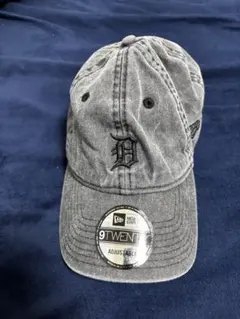 New Era 9TWENTY グレーキャップ D刺繍