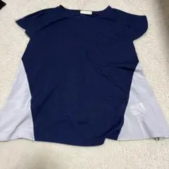 最終値下げ BEAMS HEART ネイビー Tシャツ サイドシルバー