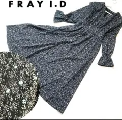 フレイアイディー FRAY I.D ロングワンピース 長袖 Vネック F