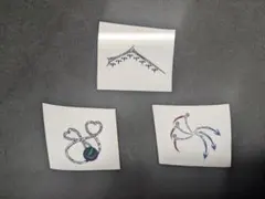 東方EX3人娘風シール3種　東方project　こいし　フラン　ぬえ