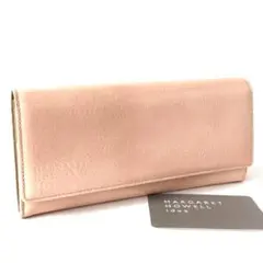 【新品】マーガレットハウエル✨アトランティック✨長財布 フラップ ピンク 訳ありのサムネイル