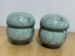 青磁2個セット 砧青磁小壺 龍泉窯 中国宋時代 青磁香炉 砧手 - メルカリ
