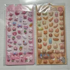 ぷくぷくドロップシール　3Dかわいいステッカーセット